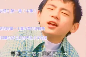 经典台湾偶像剧《薰衣草》季晴川与阿薰约定20岁生日小学见面视频封面