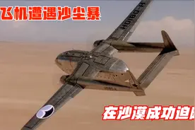 飞机沙漠上空突遇沙尘暴，虚惊一场最终成功完成迫降，精彩电影视频封面