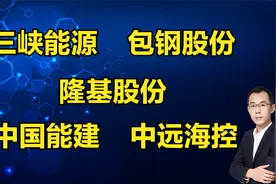 三峡能源、隆基股份、包钢股份、中国能建、中远海控，客观解读