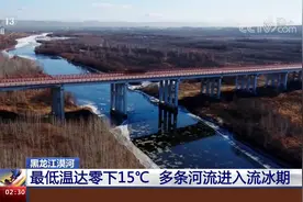 黑龙江漠河 最低温达零下15℃ 多条河流进入流冰期视频封面
