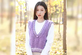 毛儿手作【第M714期】余霜 简单大方的云朵针织马甲视频教程视频封面