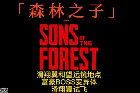 森林之子全部滑翔翼和望远镜拿取地点地图，富豪夫妻变异体BOSS视频封面