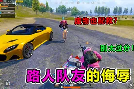 搞笑吃鸡：好心救助路人队友，倒地后却惨遭抛弃！是我太傻了吗？视频封面