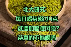 北大研究：每日喝茶超过4克，或增加癌症风险？茶真的不能喝吗视频封面