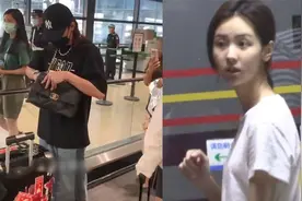 尹正现身机场背女包引争议，网友猜测：这是背了陈都灵的包吗？视频封面