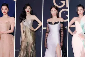 2022第一场女星红毯｜张雨绮首次短发亮相，景甜穿流光长裙超飒视频封面