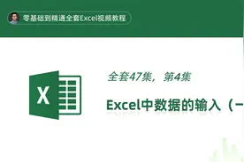 Excel中数据的输入（一）——Excel零基础到精通全套视频教程视频封面