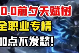 【老司机】还在愁不会点10.0新天赋树？前夕全12职业36专精天赋树