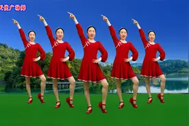 热门神曲广场舞《小苹果》零基础32步，简单易学，大人小孩都喜欢视频封面