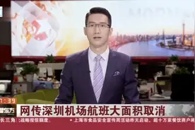 网传深圳机场航班大面积取消？官方回应来了