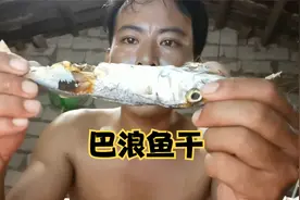 小黑海钓巴浪鱼回来简单教大家制作巴浪鱼干，味道还是可以的视频封面