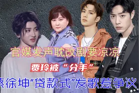 官媒发声耽改剧要凉凉？贾玲被“分手”，蔡徐坤贷款式发歌惹争议视频封面