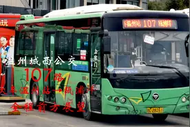 【温州公交】107路全程前方展望 火车温州站→瓯浦垟视频封面