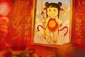 老奶奶有个守护神，原来是观音派来的哪吒，感人至深的中国风动画视频封面