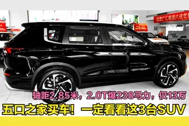 五口之家首选这3款SUV！2.0T爆238马力仅13万，轴距2.85米完胜CRV视频封面