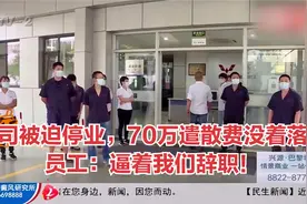 青岛：公司被迫停业，70万遣散费没着落？员工：逼着我们辞职！视频封面