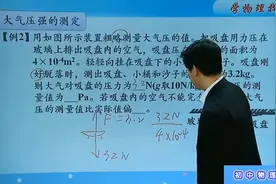 初二物理：压强复习大气压强常考题型视频封面