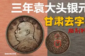 甘肃去字版袁大头银元，和甘肃加字版的区别是什么，又价值多少呢视频封面