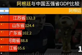 冠军阿根廷GDP实力怎么样？近年阿根廷与中国五强省生产总值对比视频封面