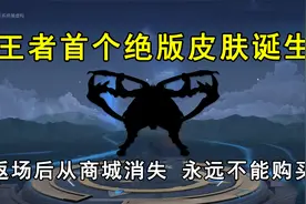 王者首个绝版皮肤诞生！返场后从商城消失，永远不能购买！视频封面