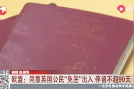 “脱欧”大限将至，欧盟同意英国公民“免签”出入，停留不得超90天视频封面