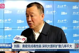 刘磊：奥密克戎毒性弱 深圳大面积扩散几率低视频封面