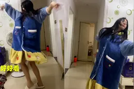 四川女孩睡衣拖鞋随歌舞蹈，几个动作尽态极妍！网友：她真的好美视频封面
