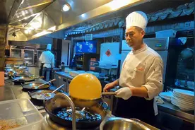 大厨现场制作麻球，看麻球是怎样从汤圆大小变成气球那么大的？视频封面