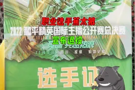 职业选手蕉太狼，宣布退役！视频封面