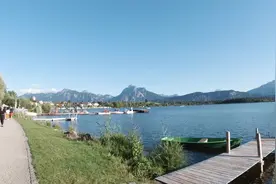 德国拜仁州小众旅游地-新天鹅堡旁边的霍普芬湖（Hopfensee)视频封面