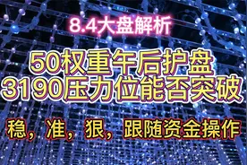 上证50拉升护盘，权重将指引后市方向视频封面