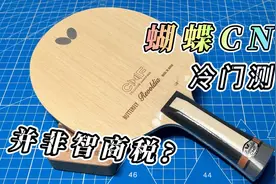 【蘑菇乒乓】好用！但没人买的球拍？蝴蝶CNF热沃迪亚 冷门测评视频封面