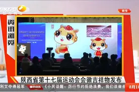 陕西省第十七届运动会会徽吉祥物发布啦！赶快来看一看|都市热线视频封面