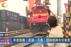 中老铁路（成渝—万象）国际班列4日首发视频封面
