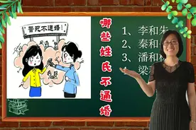 我们民间有些姓氏竟然互不通婚，得知真相后真是让人啼笑皆非！视频封面