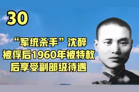 作为戴笠的四大金刚，军统王牌沈醉为何被特赦并享受副部级的？视频封面