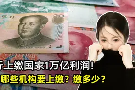 央行上缴1万亿利润！还有哪些机构要向国家上缴利润？该缴多少？视频封面