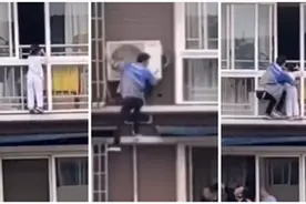空调安装小哥徒手爬上六楼救下女童 公司给出硬核奖励：一套房！视频封面
