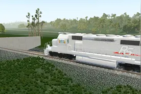 BeamNG：把40米大刀放在铁轨上！这次轮到火车被劈成两半了视频封面