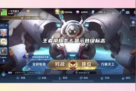 王者荣耀怎么显示县级标志