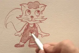 卡通猫咪简笔画的画法，视频封面