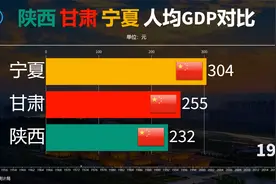陕甘宁人均GDP对比：甘肃宁夏曾经也是一股清流视频封面