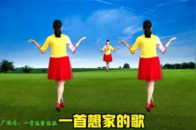 乡村大妈跳《一首想家的歌》简单好看，可受欢迎视频封面