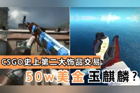 csgo史上第二大交易，50w美元的饰品被买走，神秘买家是玉麒麟？视频封面