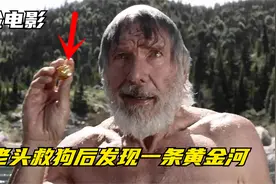 老头救下一只落魄狗，没想到狗子带他去了黄金河，河里都是金疙瘩视频封面