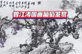 画家曾江涛的国画葡萄值得深入细细品读视频封面