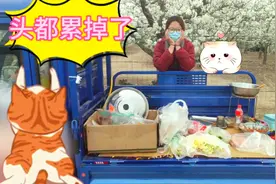 90后女孩带妈妈摆摊第一天之  头都累掉了挣了三百块钱视频封面