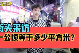 街头采访，一公顷等于多少平方米？视频封面