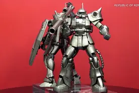 【模型技巧】高达模型 RG 扎古2 40周年合金效果制作 中文字幕视频封面