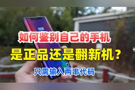 如何鉴别手机是全新正品还是翻新机？只需输入两串代码，立马知道视频封面